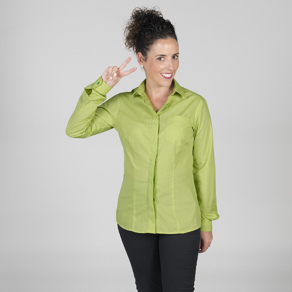 BLUSA SENHORA BOTÃO OCULTO M/COMPRIDA - Imagem