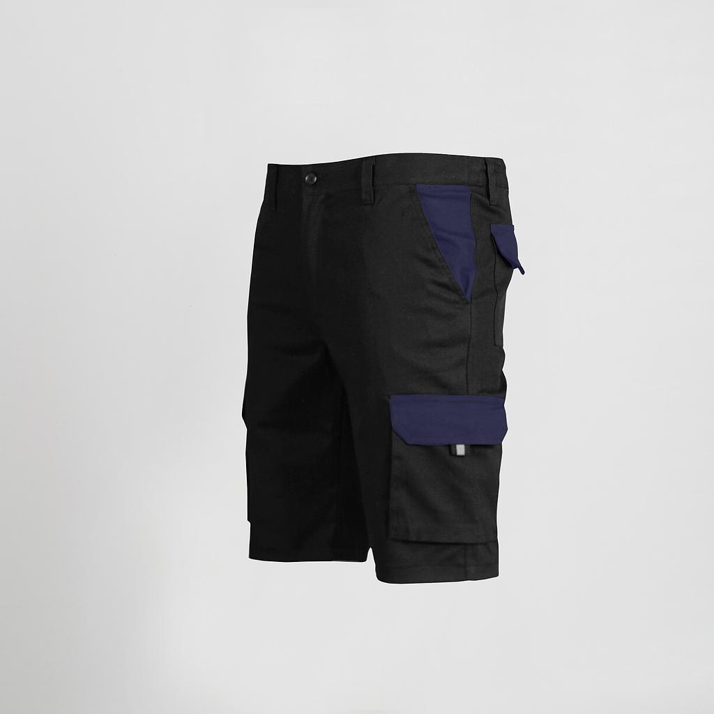 BERMUDA UNISSEX MULTIBOLSOS ELÁSTICO CINTURA COMBINADA - Imagem