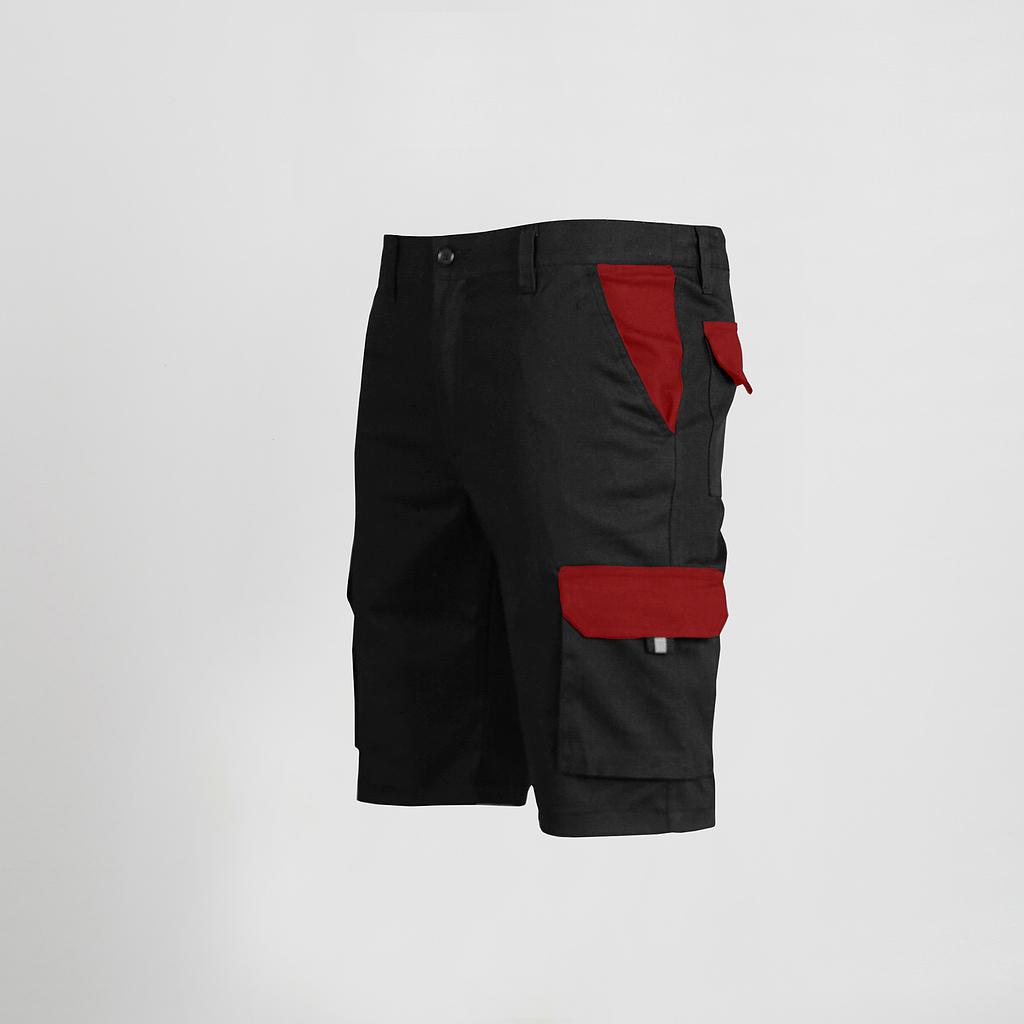 BERMUDA UNISSEX MULTIBOLSOS ELÁSTICO CINTURA COMBINADA - Imagem