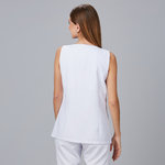 WOMEN'S LANTANA SQUARE NECK ARMHOLE BLOUSE
