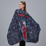 CAPE DE COIFFEUR IMPRIMÉE
