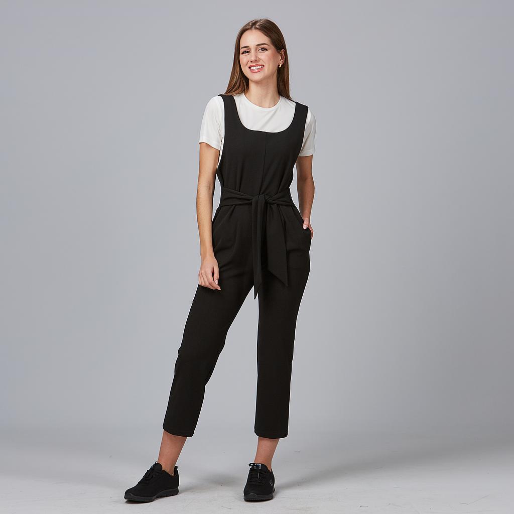 MACACÃO MULHER PONTO CREPE GROSSO - Imagem