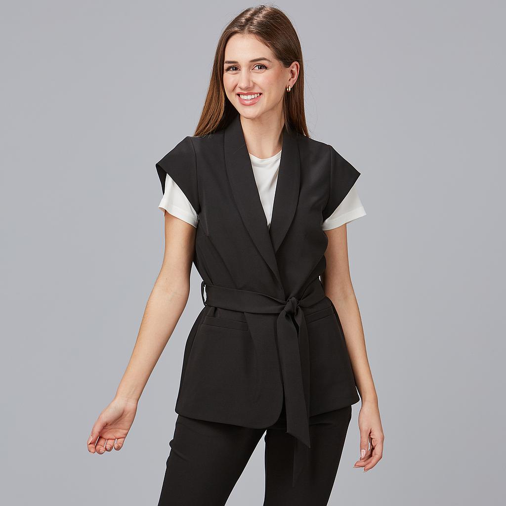 JAQUETA MULHER GOLA SMOKING MELI - Imagem