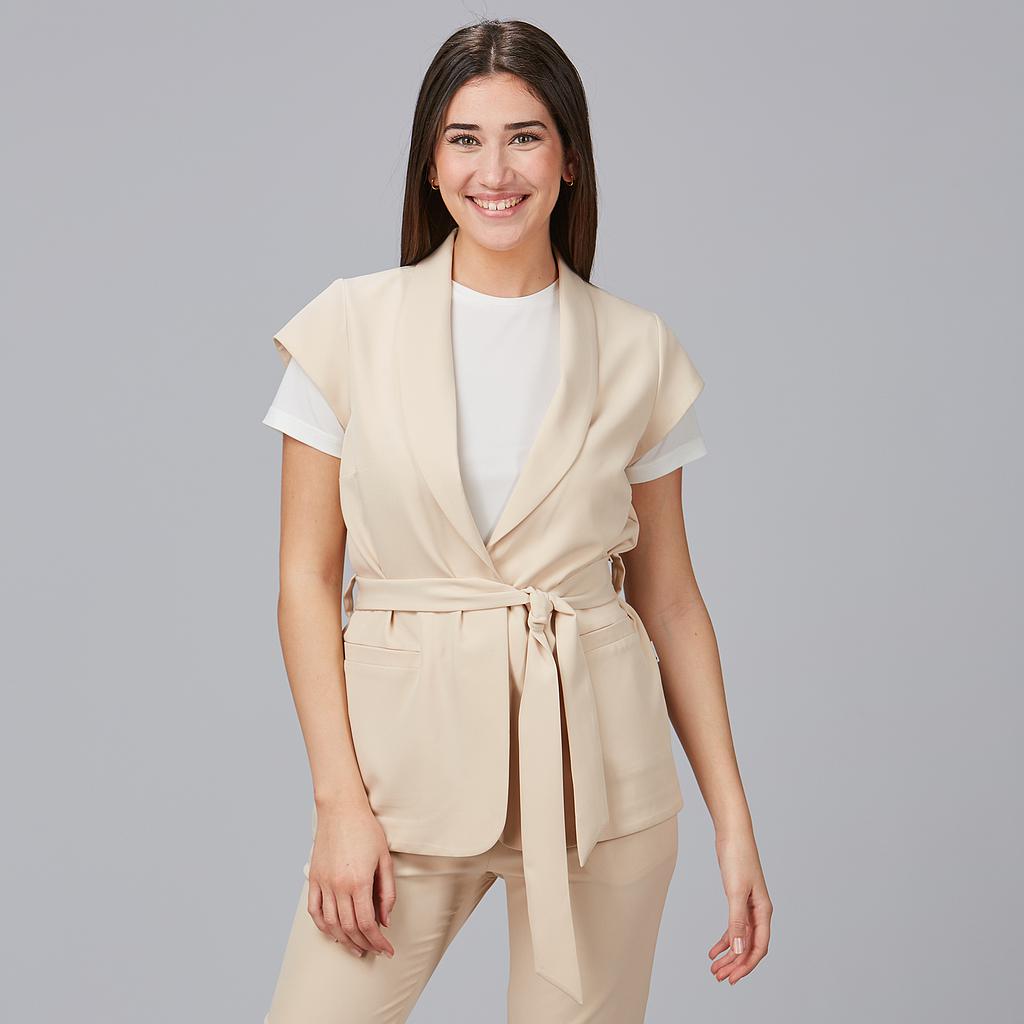 JAQUETA MULHER GOLA SMOKING MELI - Imagem