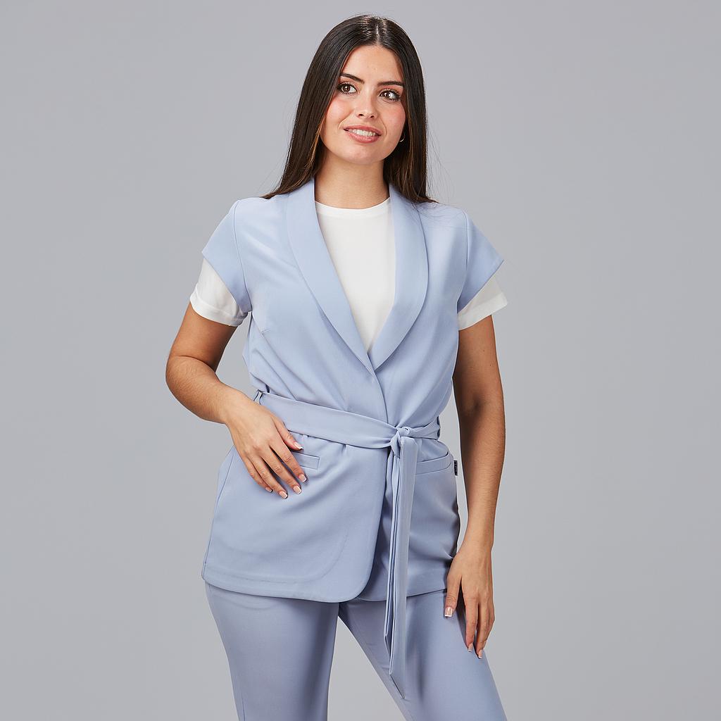 JAQUETA MULHER GOLA SMOKING MELI - Imagem