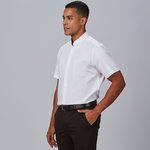 CAMICIA UOMO COLLO ALLA COREANA M/C POP. REDLINE
