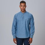 CHEMISE HOMME ROMEO SLIM FIT DÉLAVÉ
