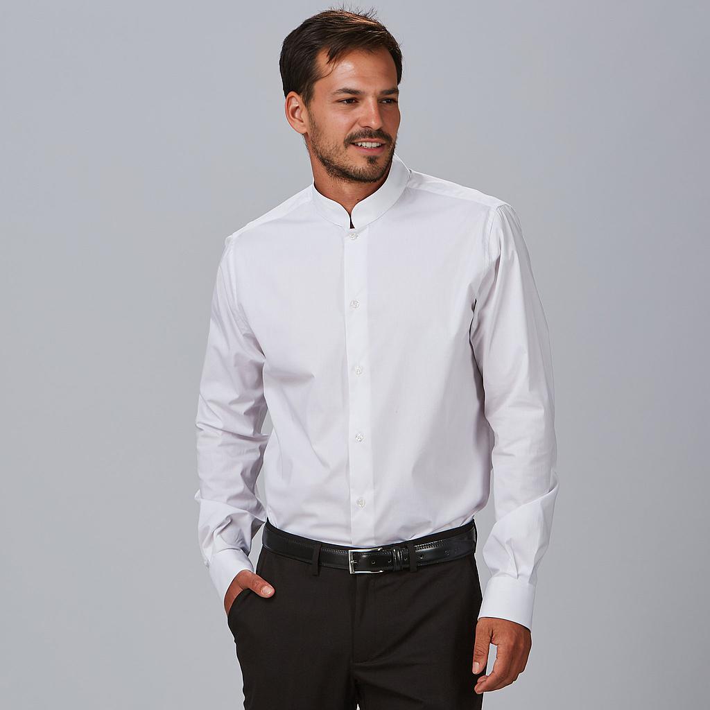 CAMISA HOMEM M/L G/MÃO SLIM FIT ELASTAN - Imagem