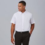 CHEMISE HOMME M/C SLIM FIT ÉLASTHANNE "RED LINE"
