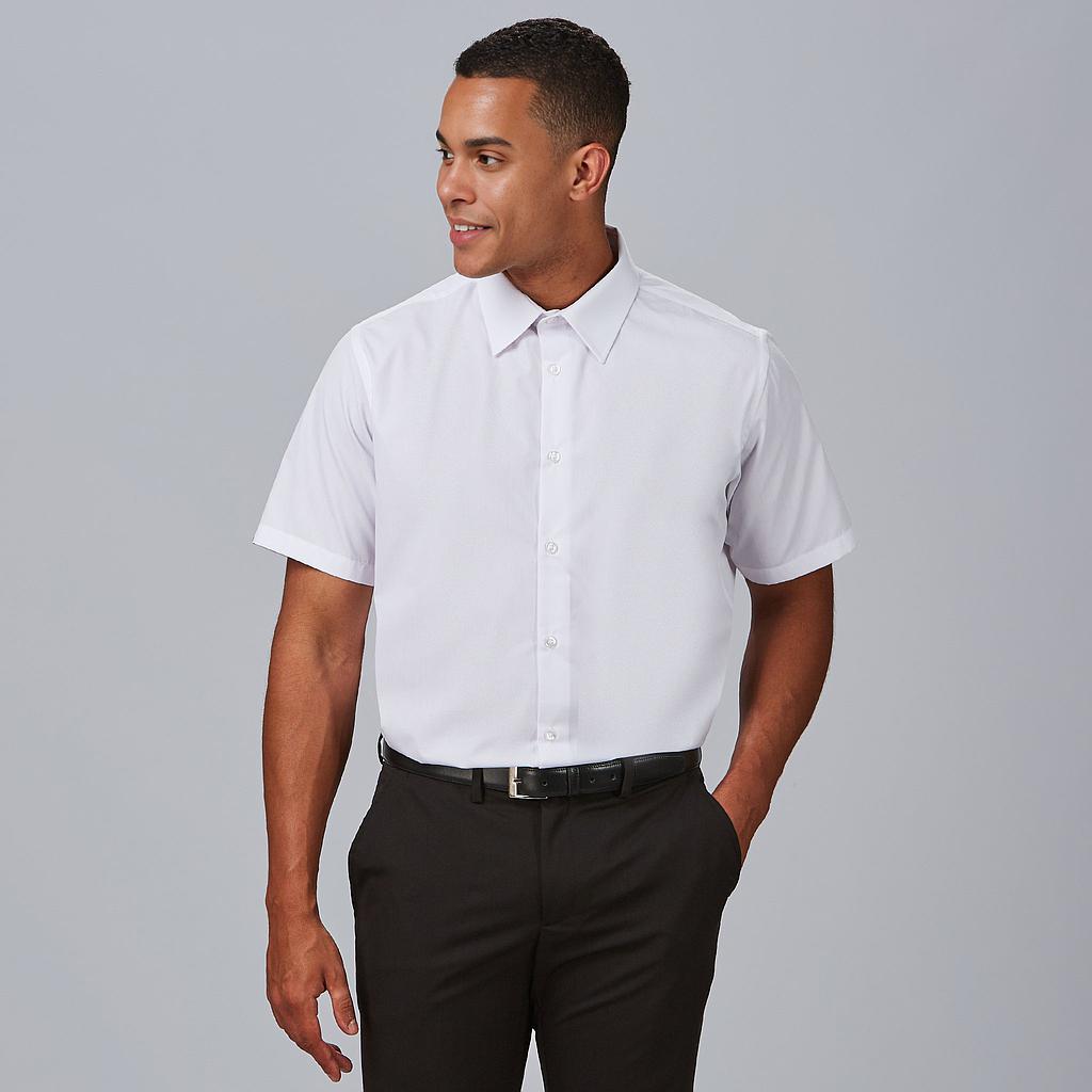 CAMISA HOMEM M/C SLIM FIT ELASTAN - Imagem