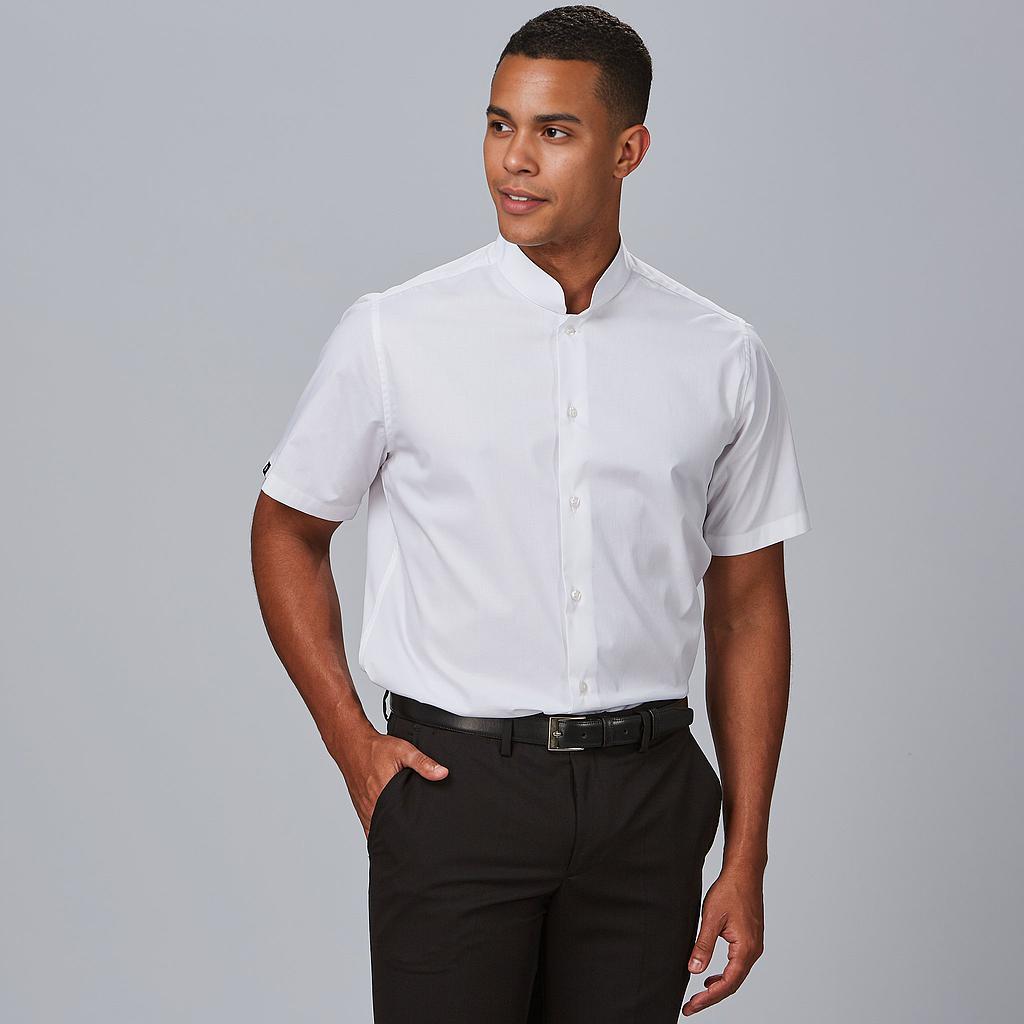 CAMISA HOMEM M/C G/MÃO SLIM FIT ELASTAN - Imagem
