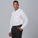 UNISEX "RED LINE" ELASTANE SHIRT WITH EPAULETTES M/L
