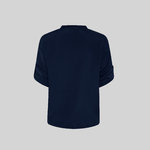 WOMEN'S MICAELA ROLL-UP SLEEVE BLOUSE
