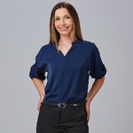 BLUSA MUJER MANGA ROLL UP MICAELA