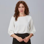 BLOUSE FEMME MANCHE FRONCÉE ROSANNA