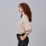 BLUSA SENHORA MANGA ENRUGADA ROSANNA
