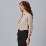 BLOUSE FEMME COL À REVERS NOEUD FLAVIA
