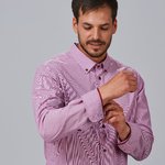 CHEMISE HOMME SLIM FIT RAYURE LEONARDO
