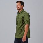 UNISEX MICHELE ROLL UP SLEEVE SLIM FIT SHIRT
