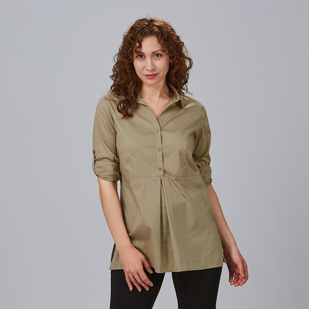 CAMISA SENHORA MANGA ROLL UP LIVIA - Imagem