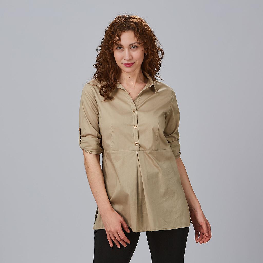 CAMISA SENHORA MANGA ROLL UP LIVIA