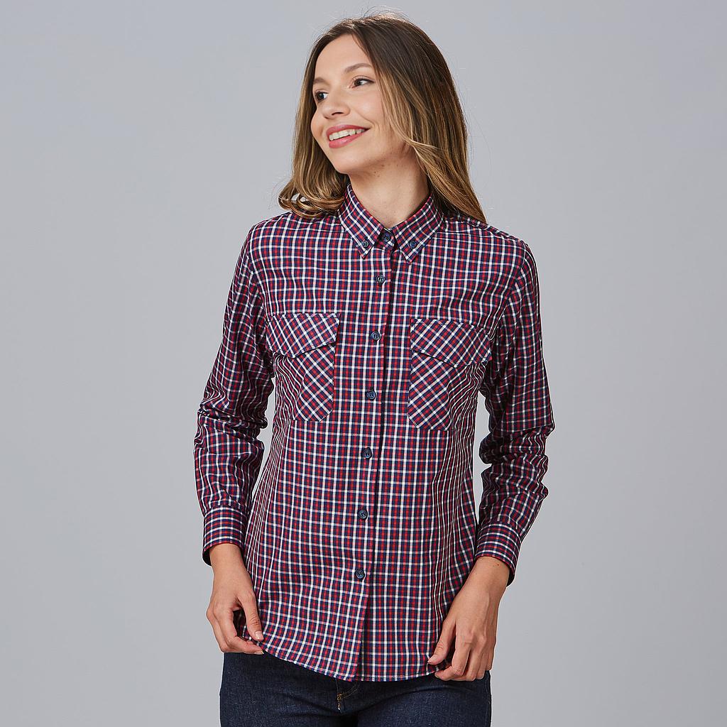 CAMISA SENHORA XADREZ CATERINA - Imagem