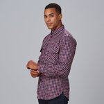 CAMISA HOMBRE SLIM FIT CUADROS FAUSTO