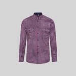 CAMISA HOMBRE SLIM FIT CUADROS FAUSTO