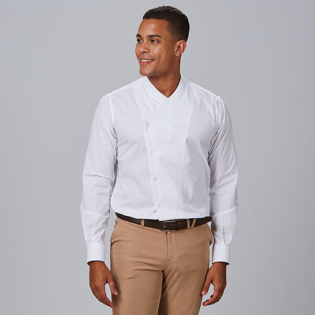 CAMISA HOMEM SLIM FIT FIL A FIL G/COZINHEIRO MARCELLO - Imagem