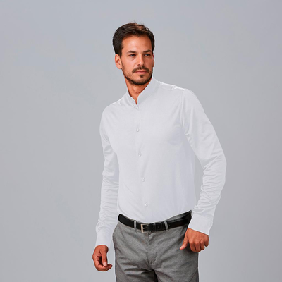 CAMISA HOMBRE C/MAO SLIM FIT INTERLOCK PIETRO