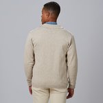 MEN'S BUTTONED LAPEL COLLAR CARDIGAN
