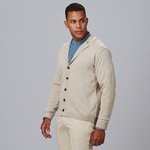 MEN'S BUTTONED LAPEL COLLAR CARDIGAN
