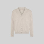 MEN'S BUTTONED LAPEL COLLAR CARDIGAN
