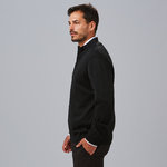 CARDIGAN GOLFINO DI MAGLIA FINE CON CERNIERA UOMO

