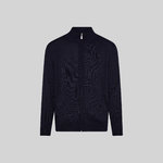 CARDIGAN MAN FINE KNIT WITH ZIP
