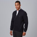 CARDIGAN MAN FINE KNIT WITH ZIP

