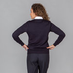 CARDIGAN WOMAN FINE KNIT WITH ZIP
