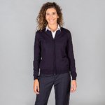 CARDIGAN WOMAN FINE KNIT WITH ZIP
