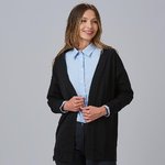CARDIGAN WOMAN BUTTONLESS CLOSURE
