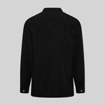 CHAQUETA HOMBRE MAO NEGRA BOTON DORADO