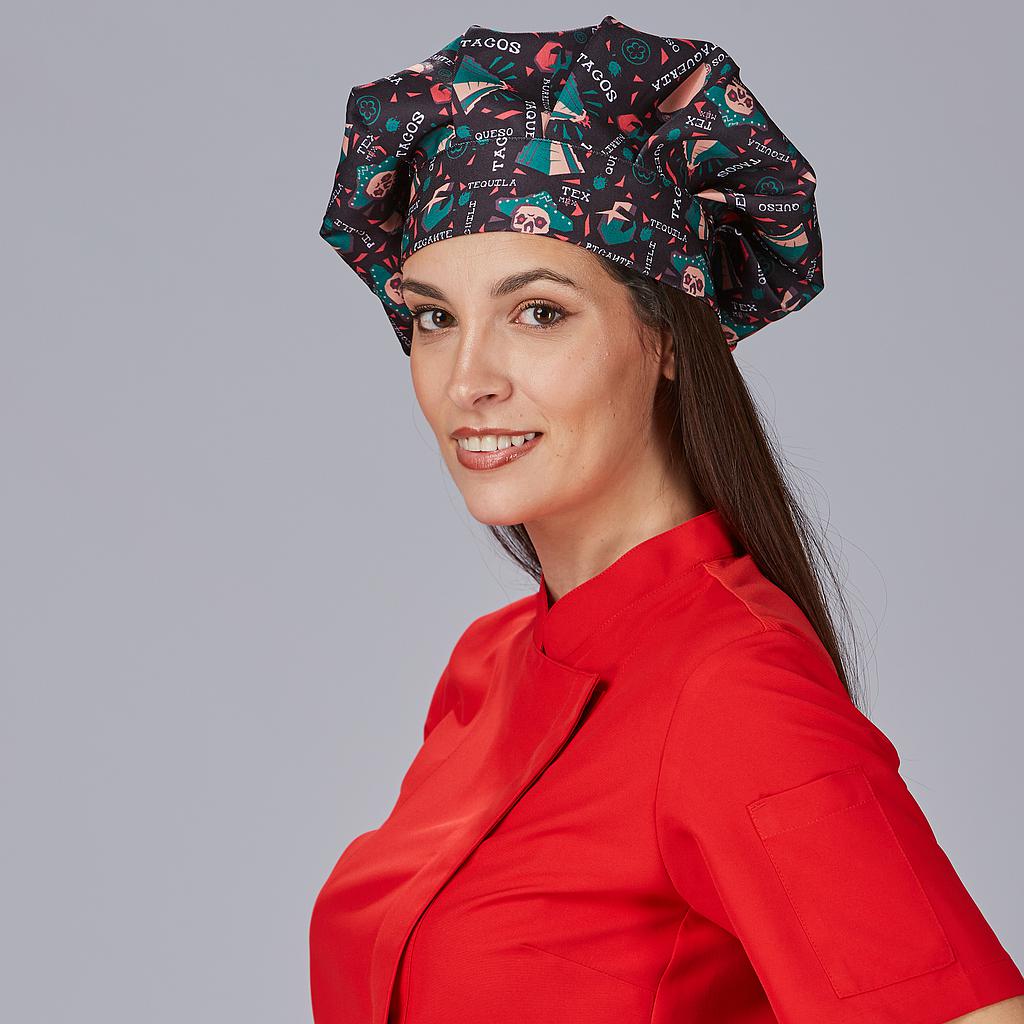 GORRO GRAN CHEF VELCRO ESTAMPADO - Imagem