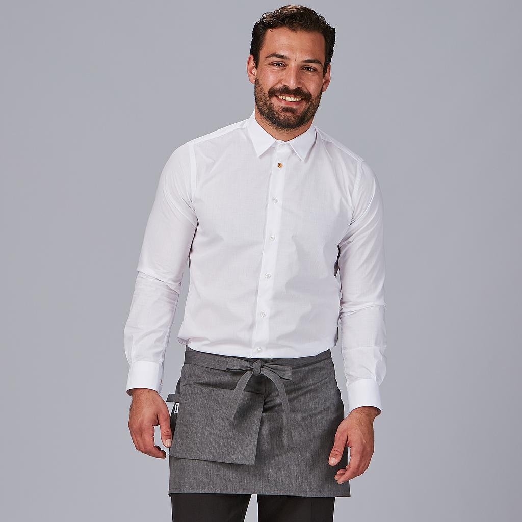 AVENTAL CURTO BOLSO CARTEIRA SARJA RECICLADA 35X67 CM - Imagem