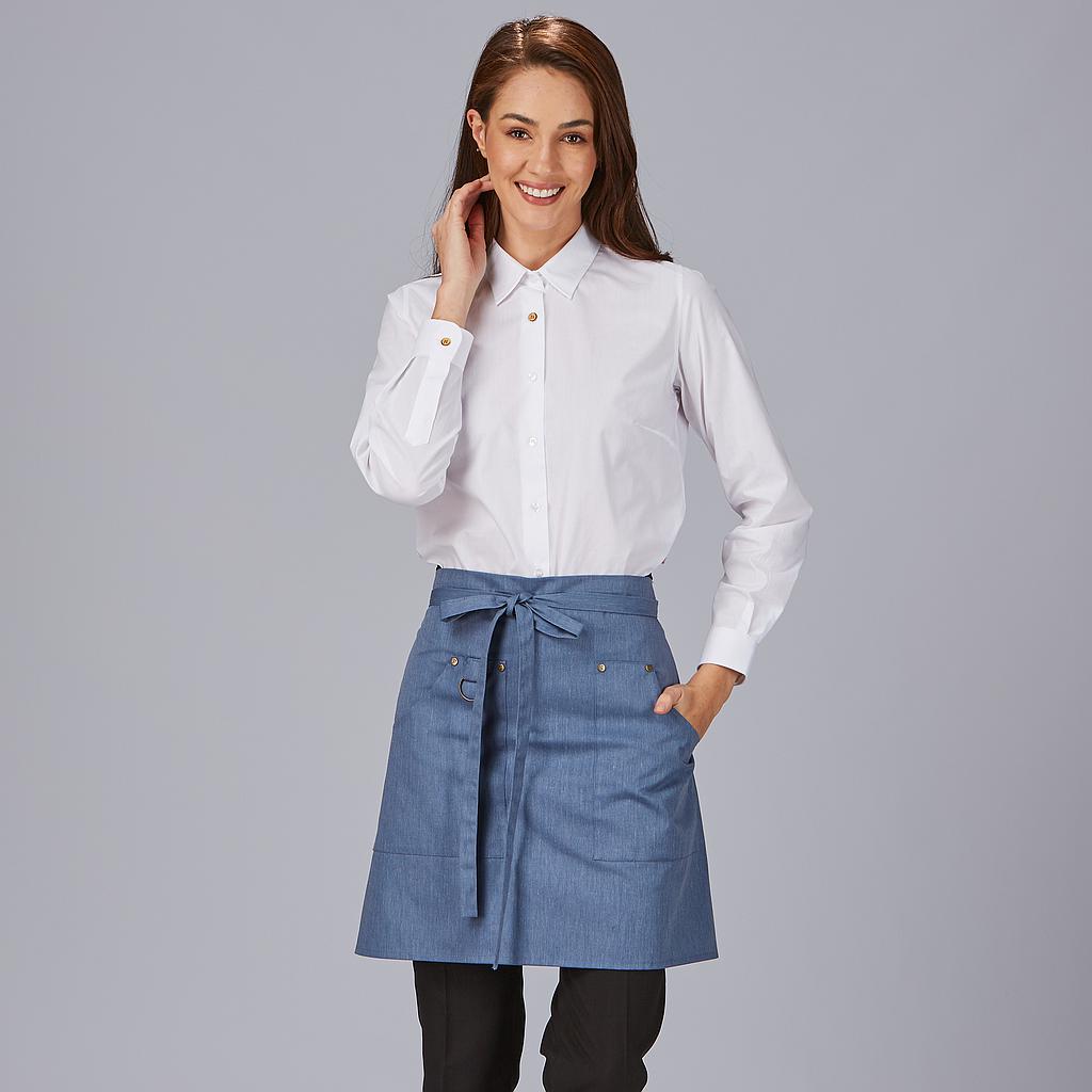 AVENTAL CURTO REBITES SARJA RECICLADA 50X74 CM - Imagem