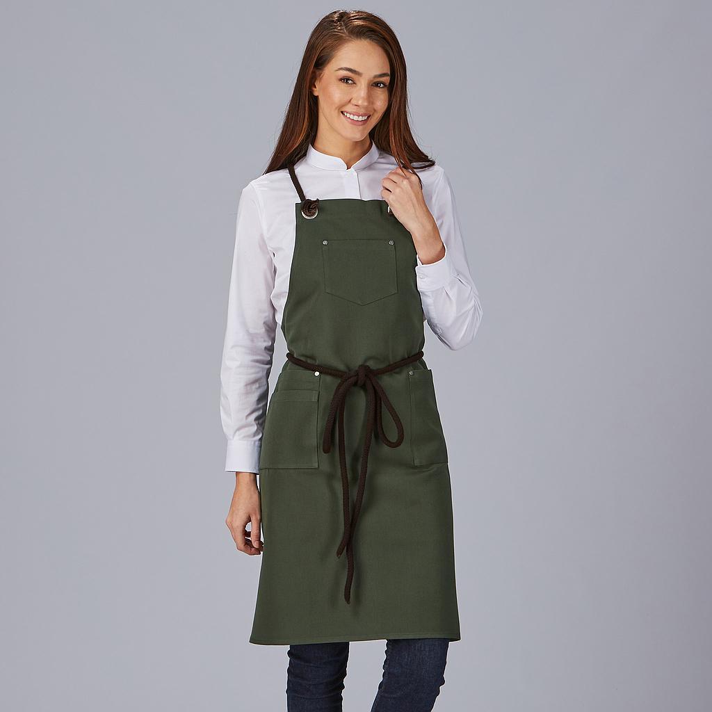 AVENTAL DE PEITO COM CORDÃO TRANÇADO 88X74 CM - Imagem