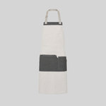 DELANTAL PETO BICOLOR 88X74 CM