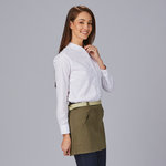 DELANTAL CORTO CONTRASTES DE ESPIGA 35X67 CM