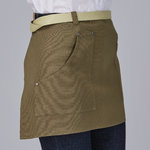 DELANTAL CORTO CONTRASTES DE ESPIGA 35X67 CM