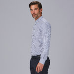 CAMISA HOMBRE RAYAS BICOLOR SLIM FIT ALESSANDRO