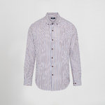 CAMISA HOMBRE RAYAS BICOLOR SLIM FIT ALESSANDRO