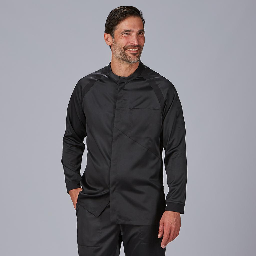 CHAQUETA COCINA UNISEX MANGA RANGLAN RUBIO - Imagem